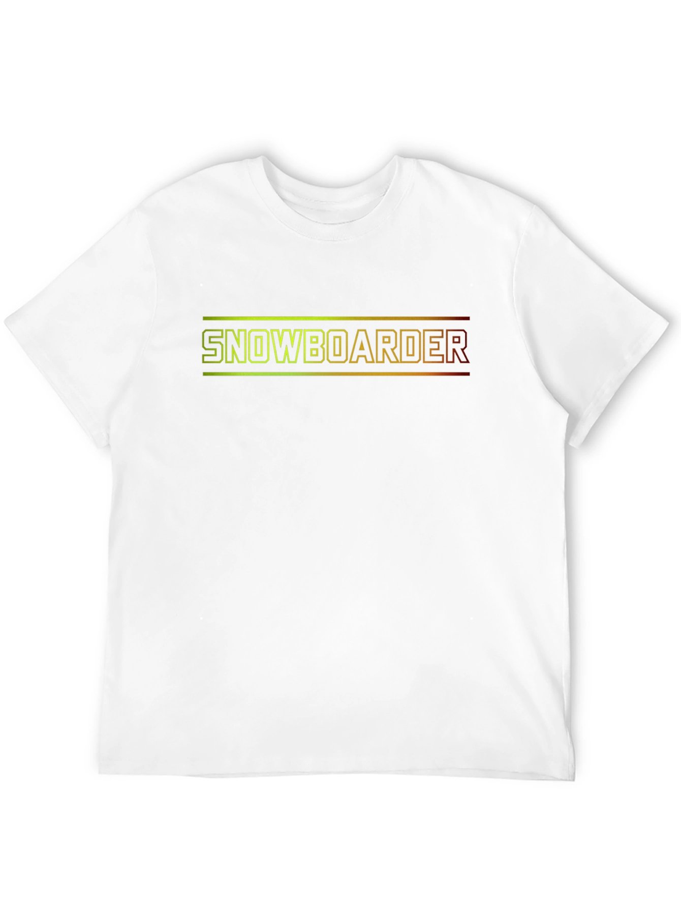 Snowboarder Graphic Tee - Black Cotton Blend