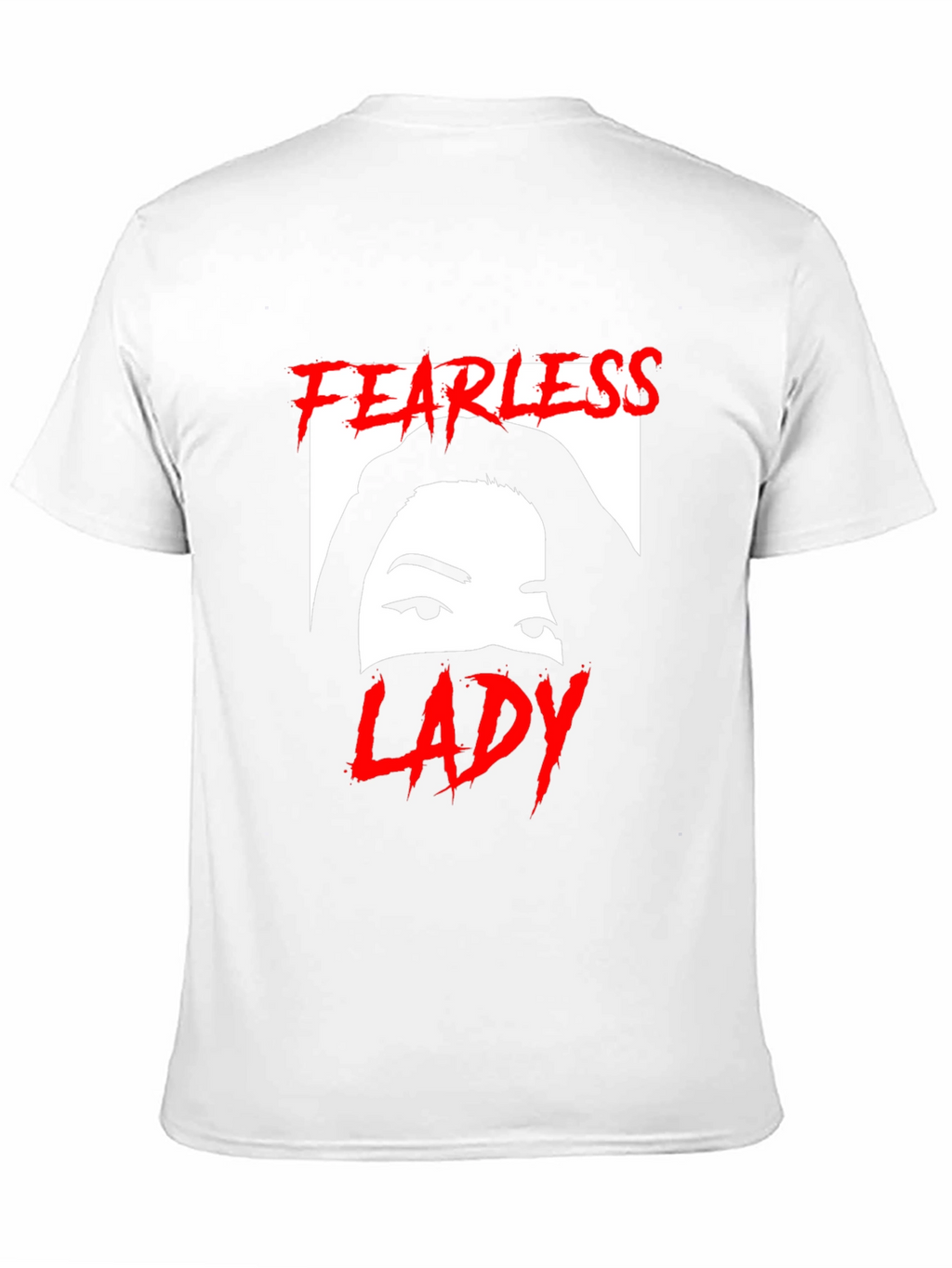 Fearless Lady Graphic T-Shirt - Unisex Black Tee
