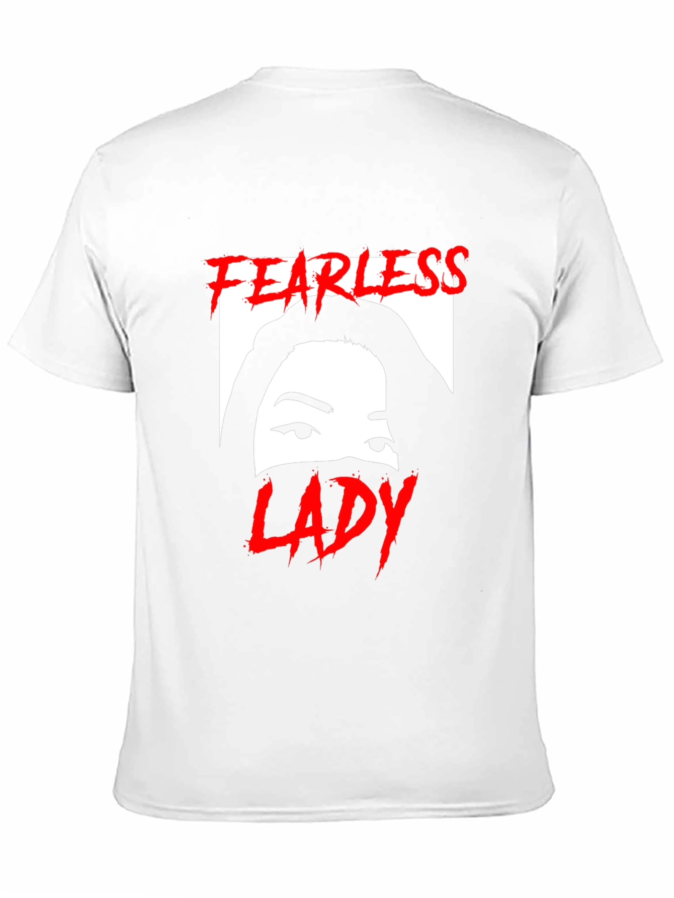 Fearless Lady Graphic T-Shirt - Unisex Black Tee