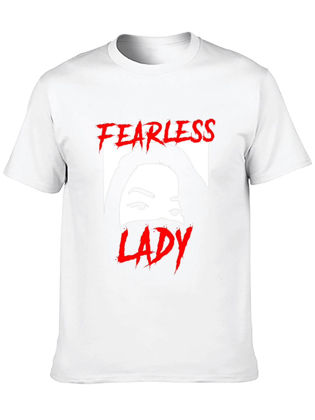 Fearless Lady Graphic T-Shirt - Unisex Black Tee
