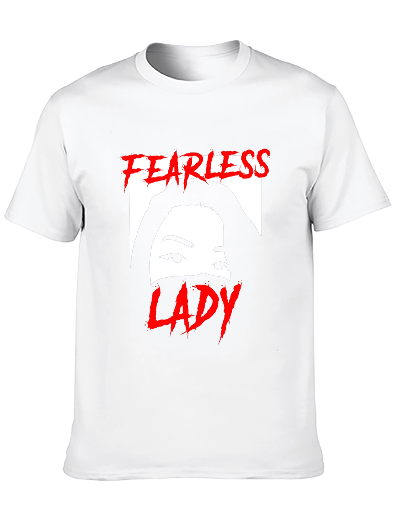 Fearless Lady Graphic T-Shirt - Unisex Black Tee
