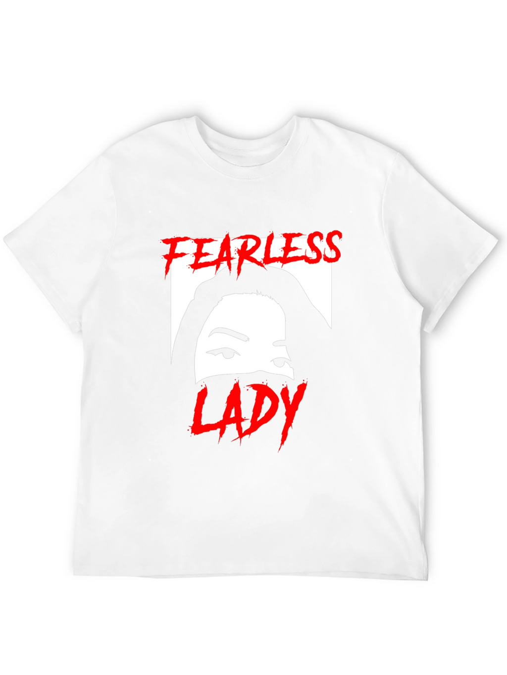 Fearless Lady Graphic T-Shirt - Unisex Black Tee