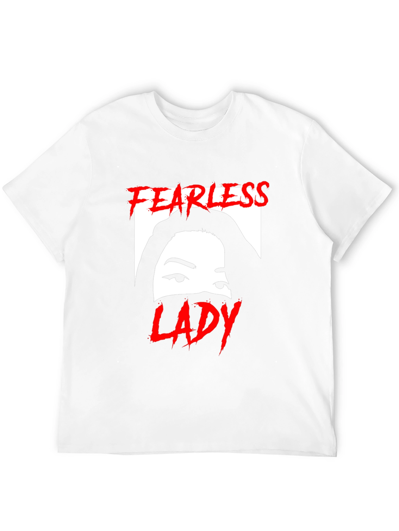 Fearless Lady Graphic T-Shirt - Unisex Black Tee