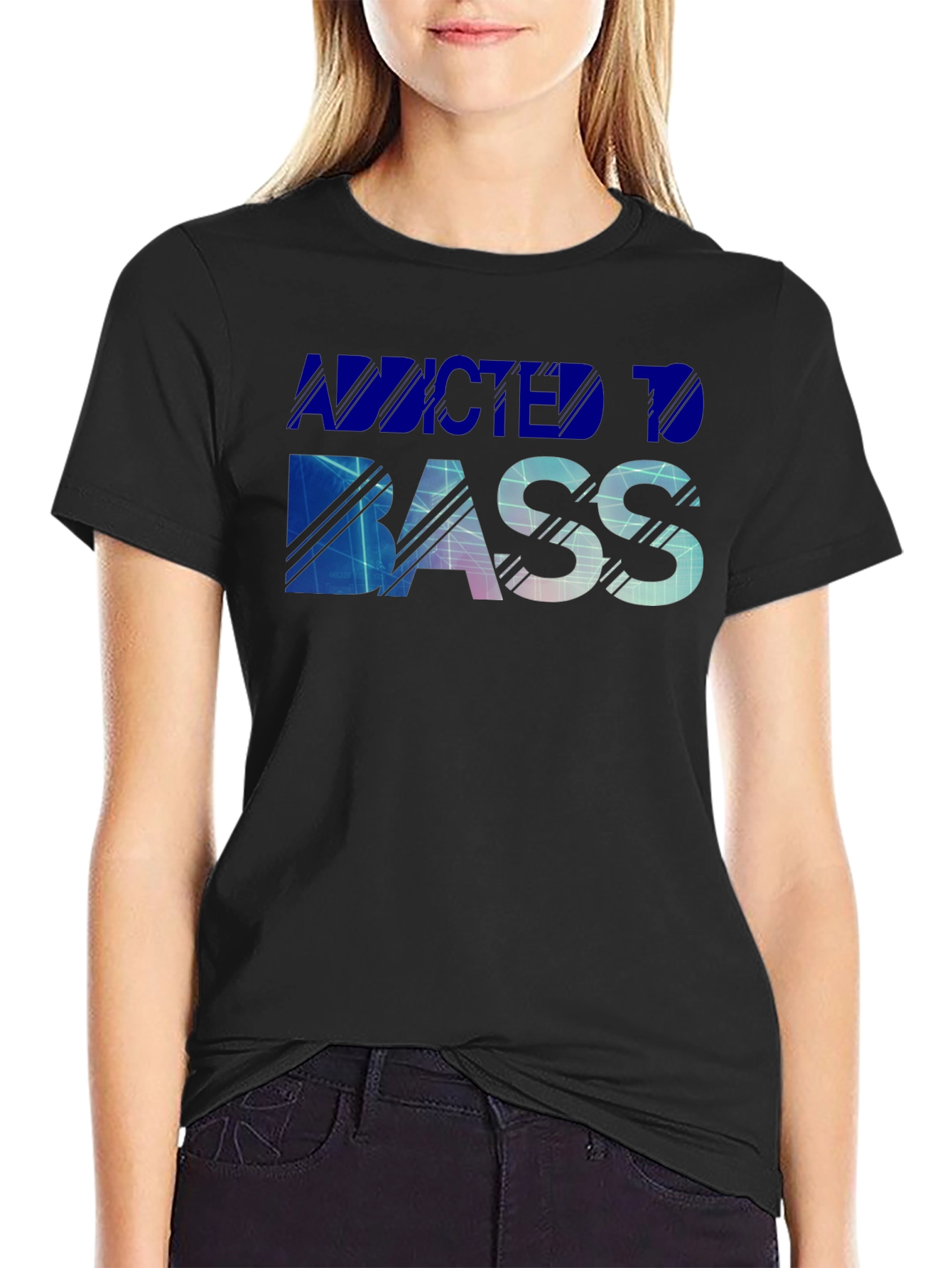Addicted To Bass Graphic Tee - Stylish Music Lover Shirt