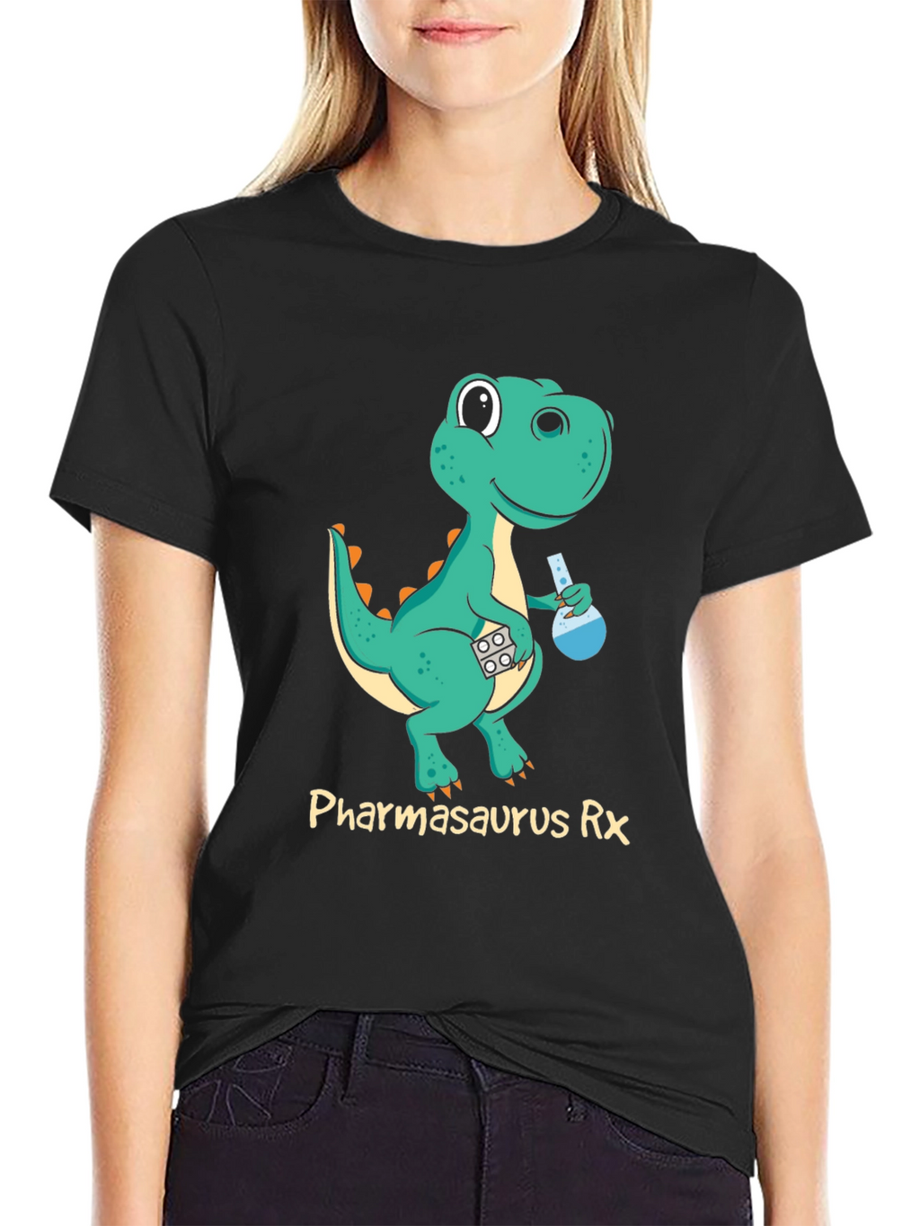 Pharmasaurus Rex Graphic T-Shirt