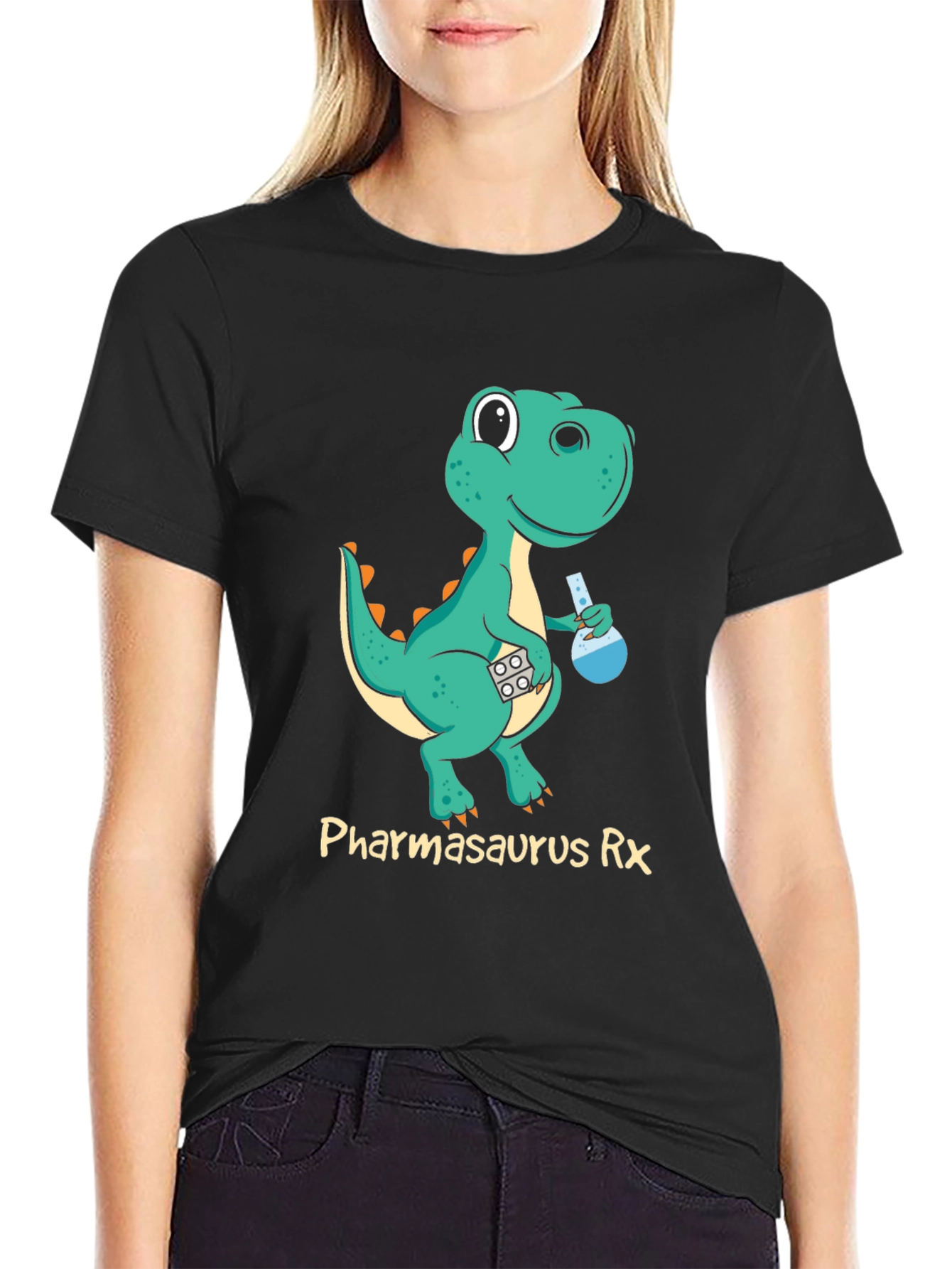 Pharmasaurus Rex Graphic T-Shirt
