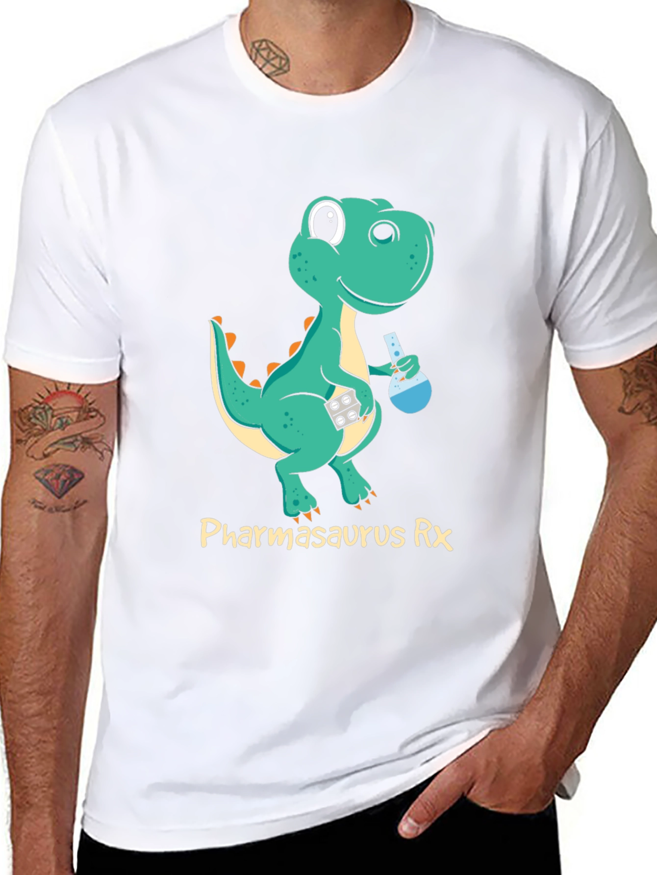Pharmasaurus Rex Graphic T-Shirt