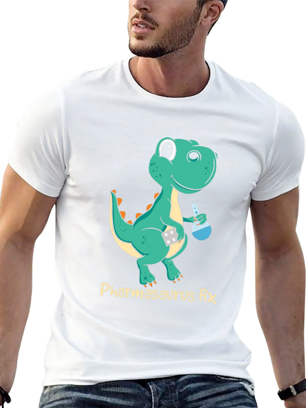 Pharmasaurus Rex Graphic T-Shirt