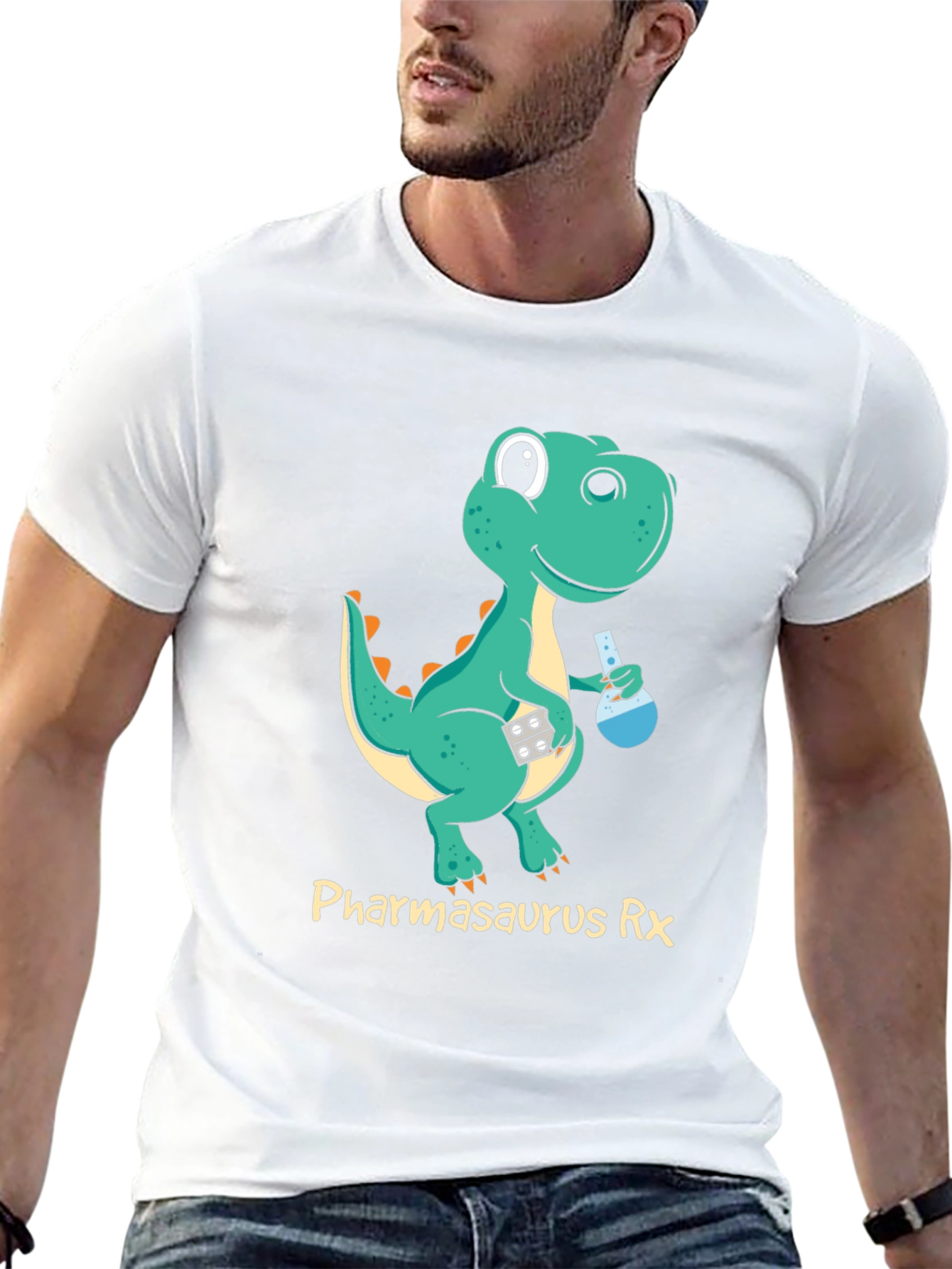 Pharmasaurus Rex Graphic T-Shirt