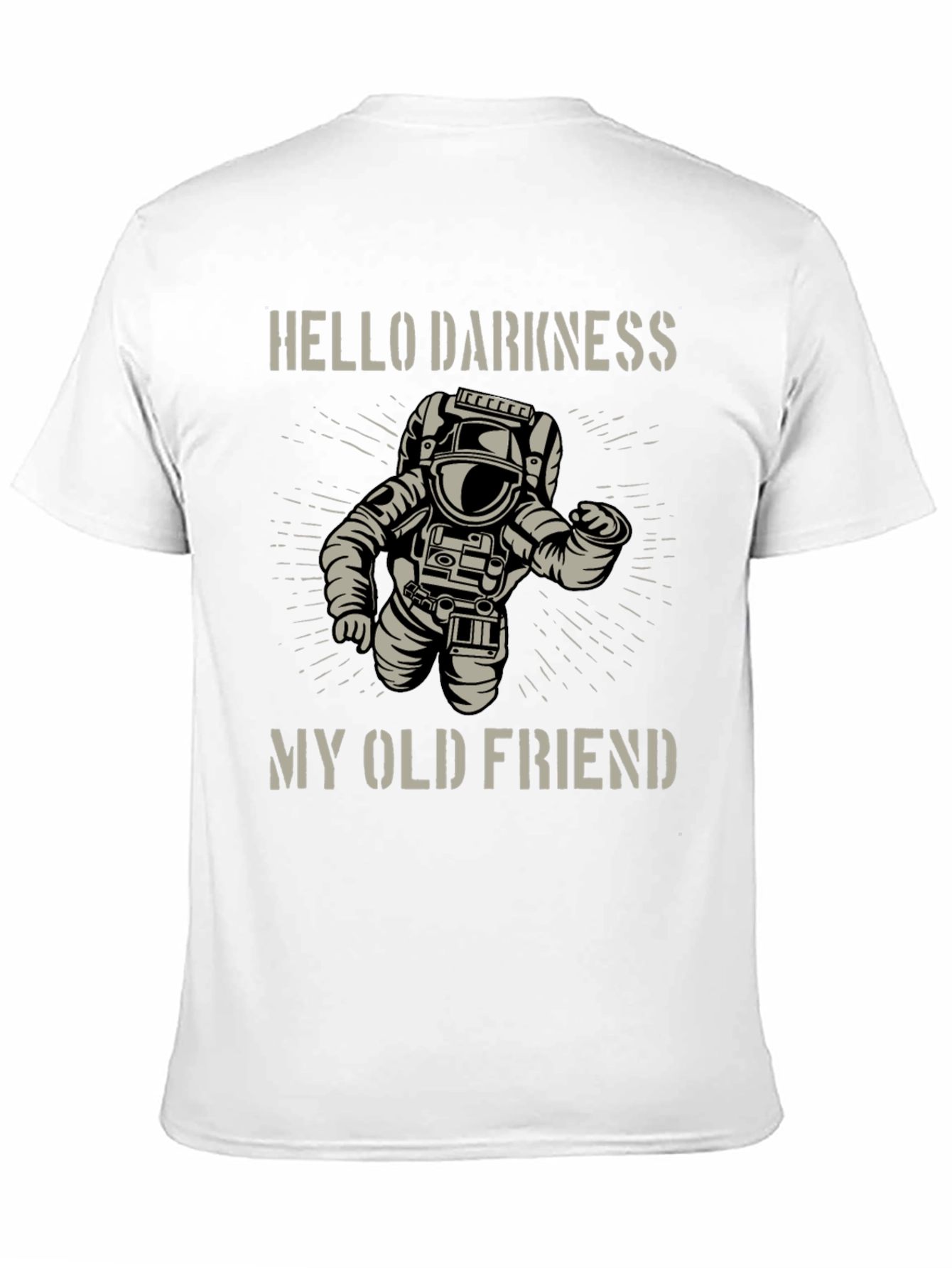 Hello Darkness Astronaut Graphic Tee