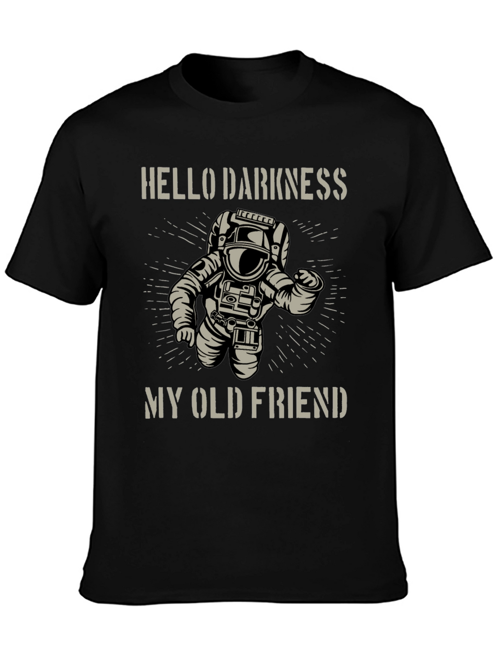 Hello Darkness Astronaut Graphic Tee