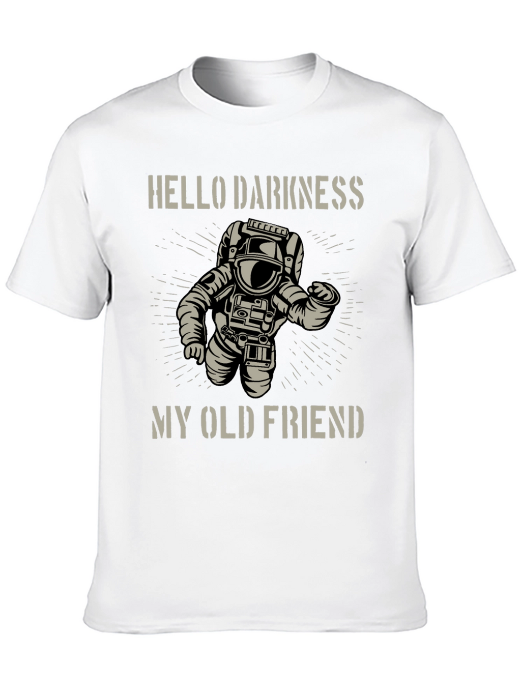 Hello Darkness Astronaut Graphic Tee