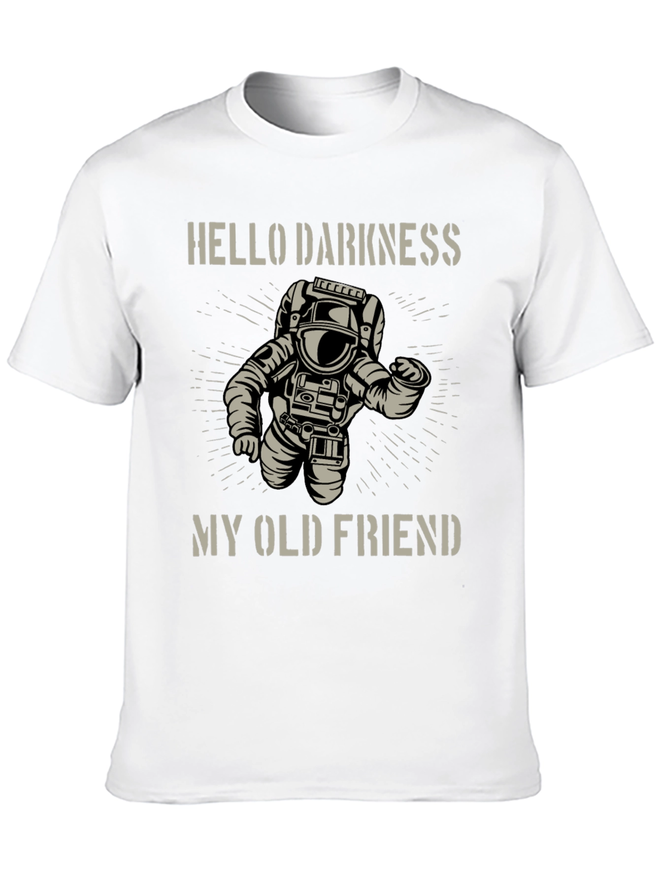 Hello Darkness Astronaut Graphic Tee