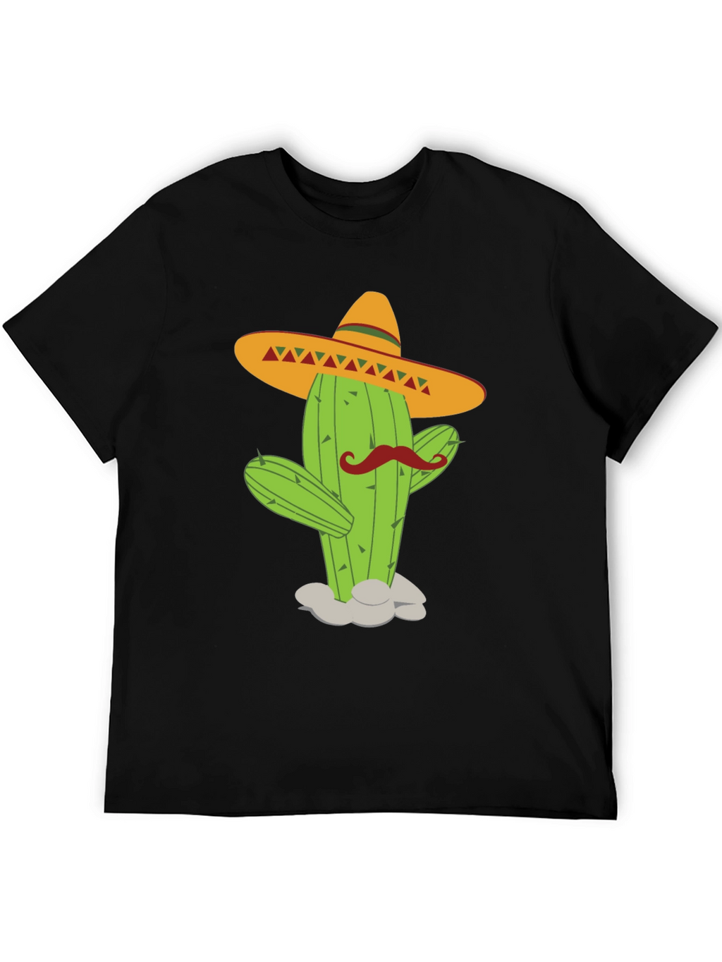 Cactus Sombrero Graphic T-Shirt