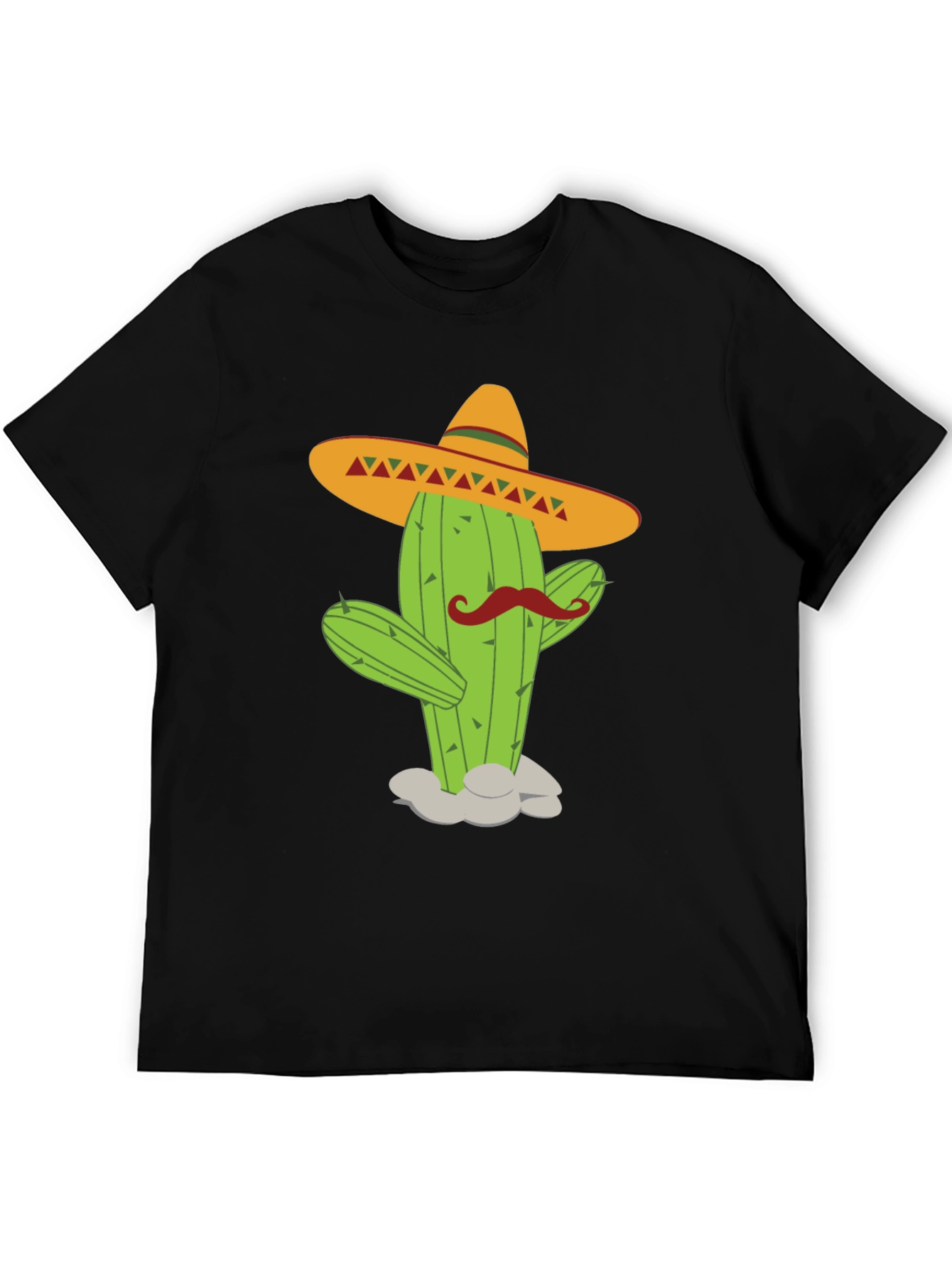Cactus Sombrero Graphic T-Shirt