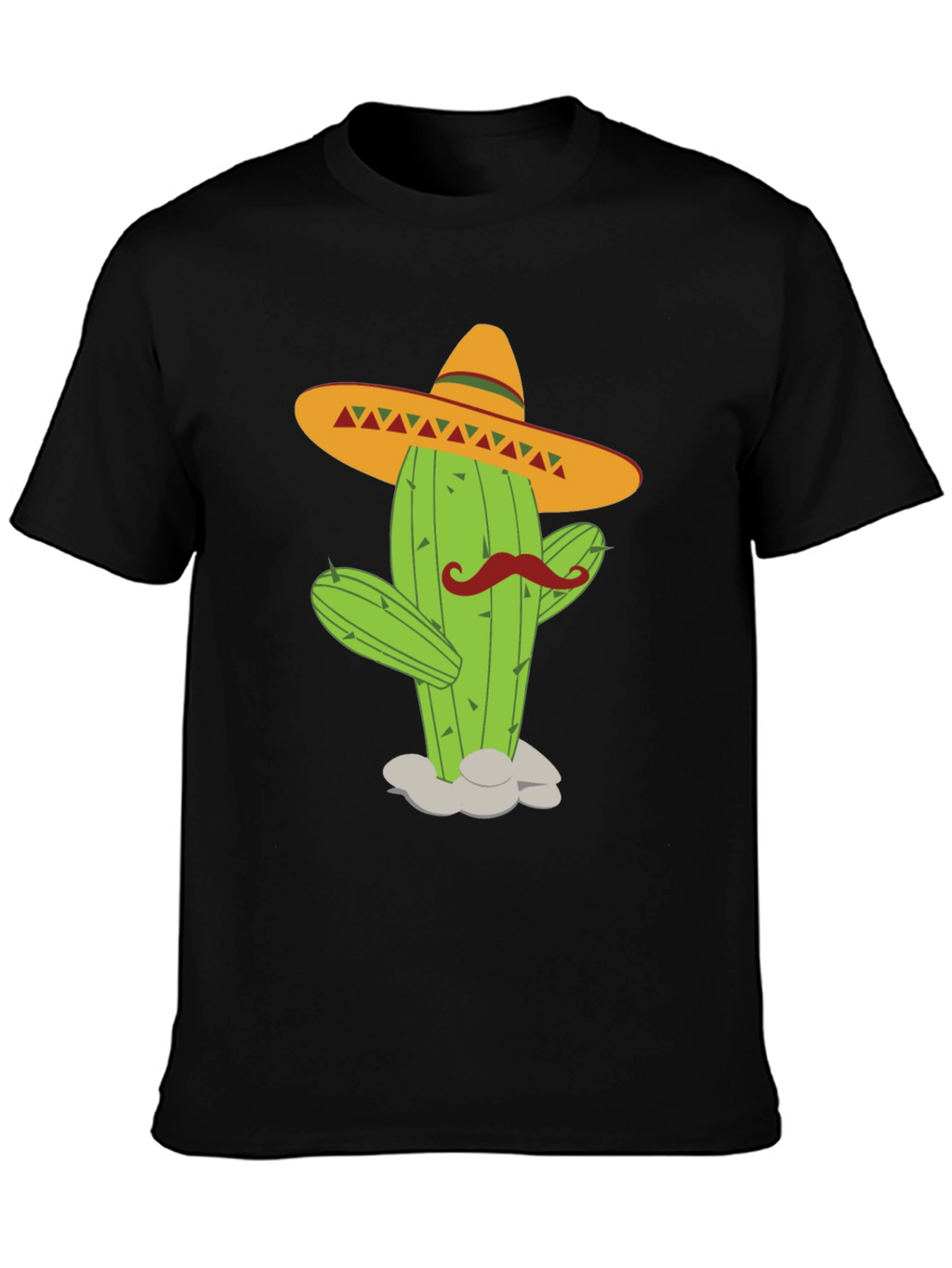 Cactus Sombrero Graphic T-Shirt