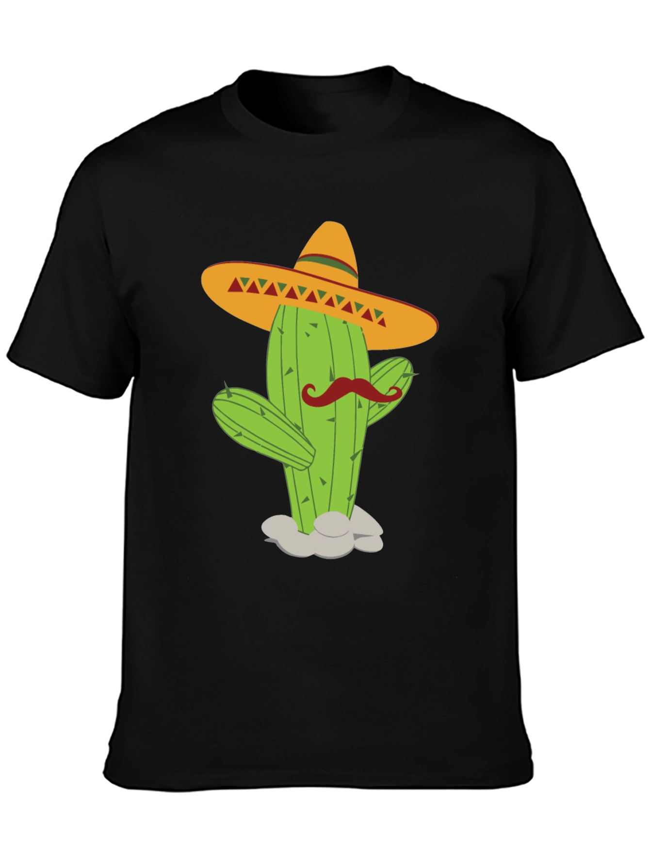 Cactus Sombrero Graphic T-Shirt