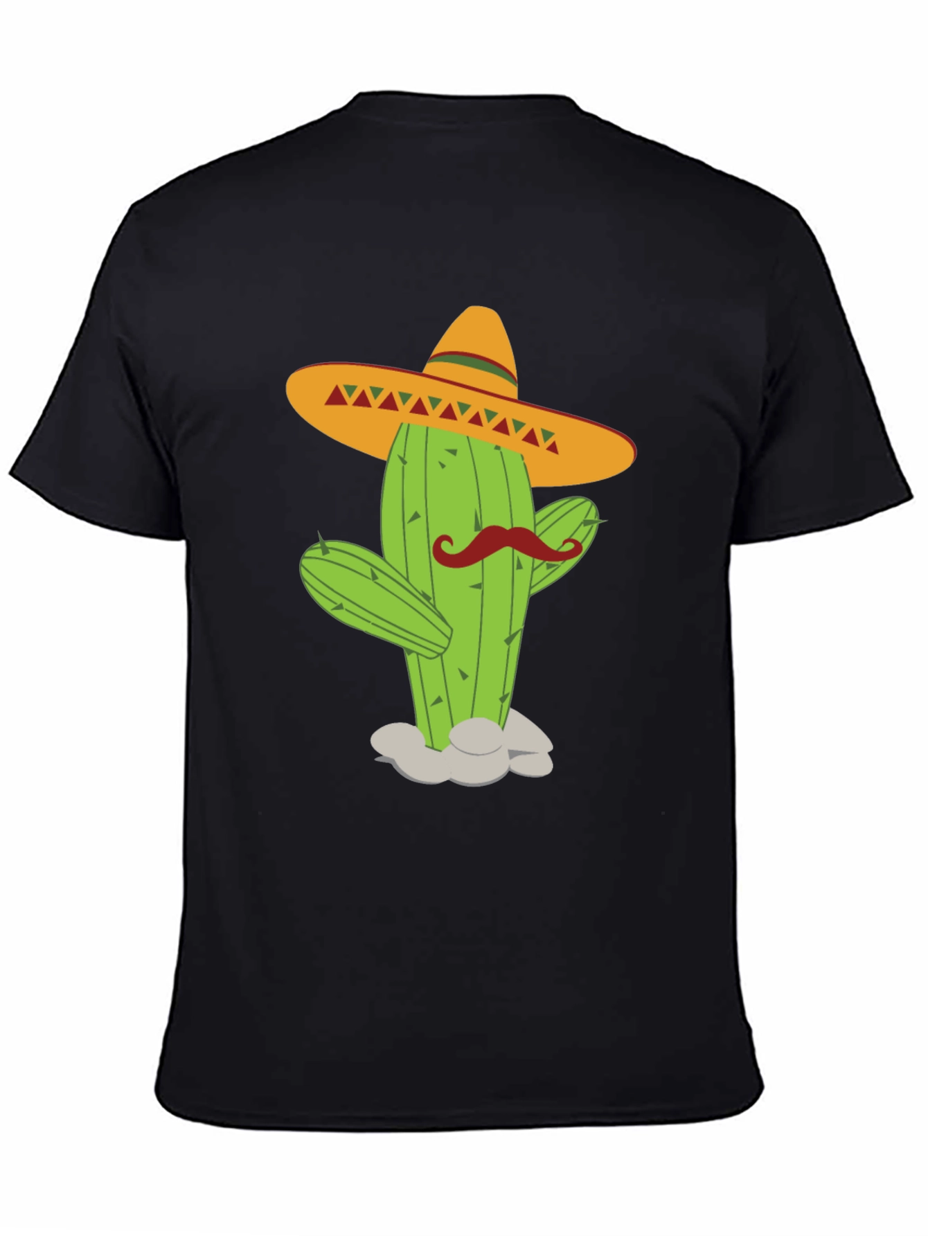 Cactus Sombrero Graphic T-Shirt