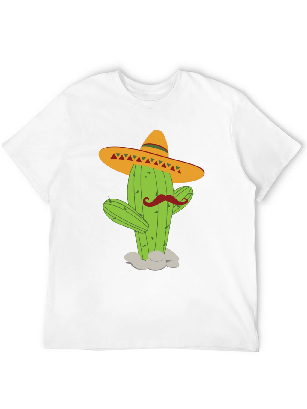 Cactus Sombrero Graphic T-Shirt