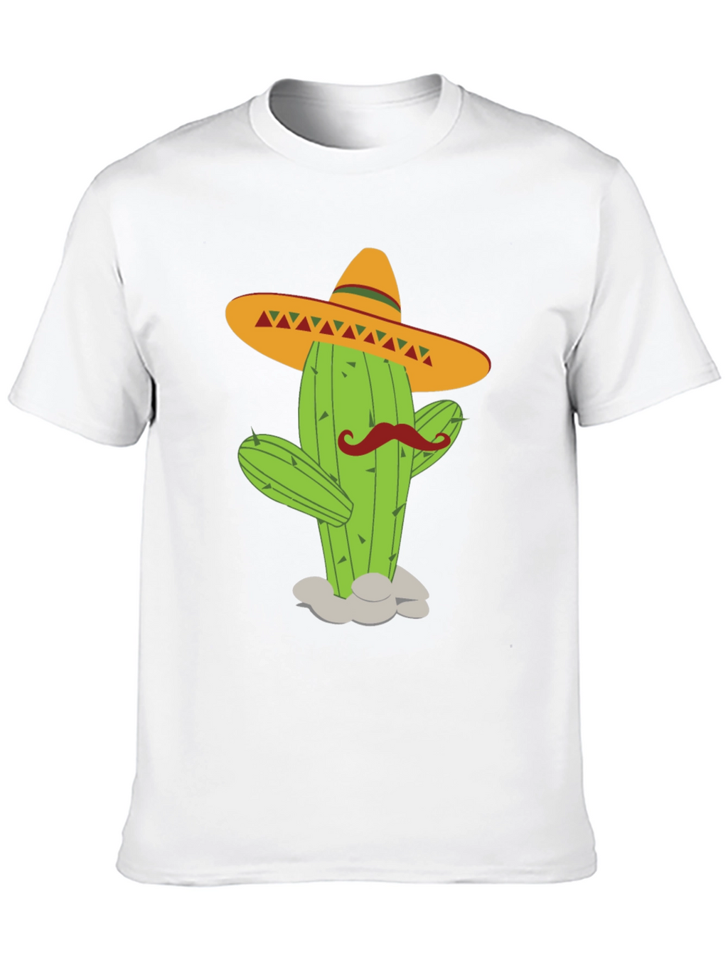 Cactus Sombrero Graphic T-Shirt