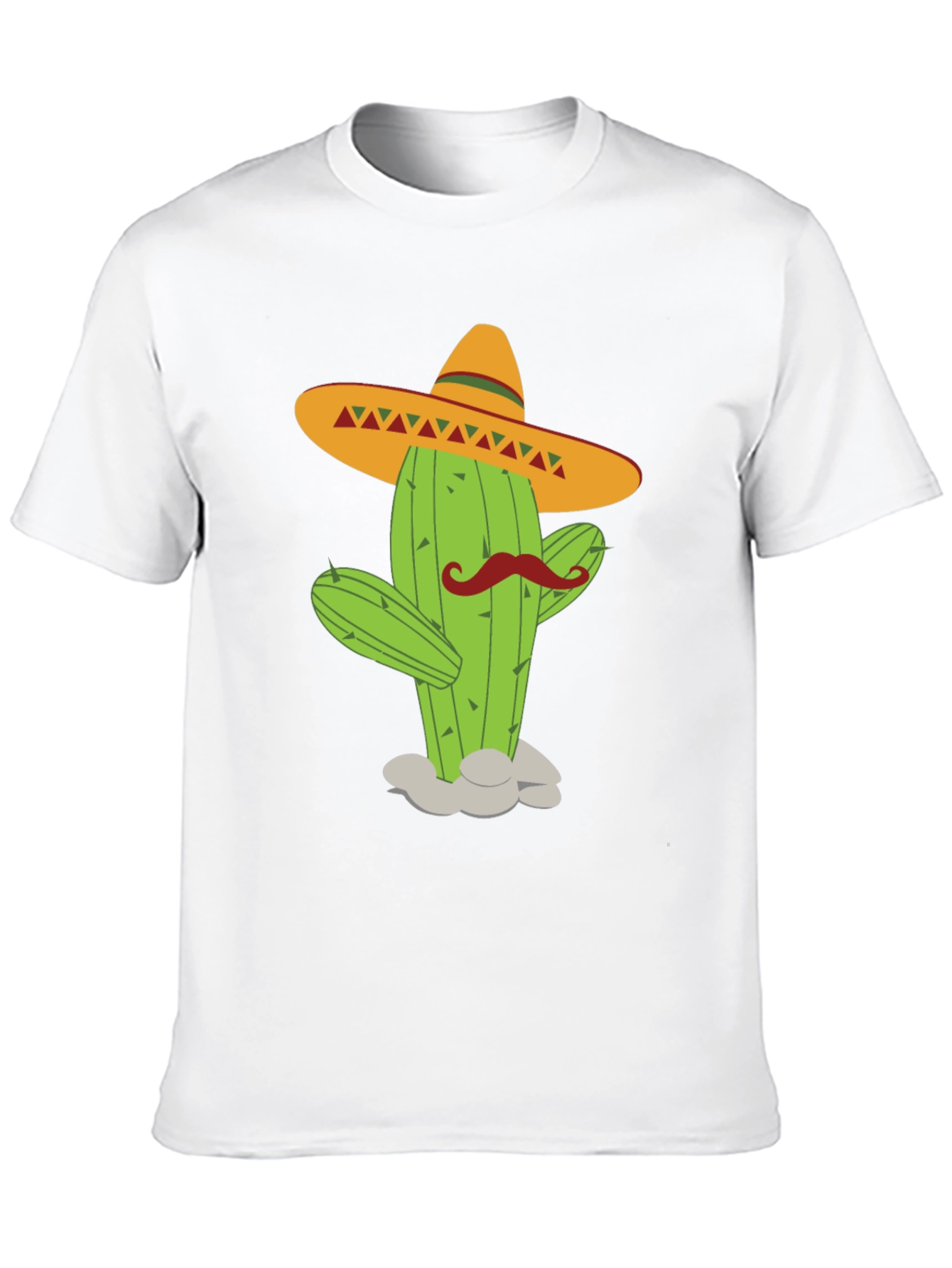 Cactus Sombrero Graphic T-Shirt