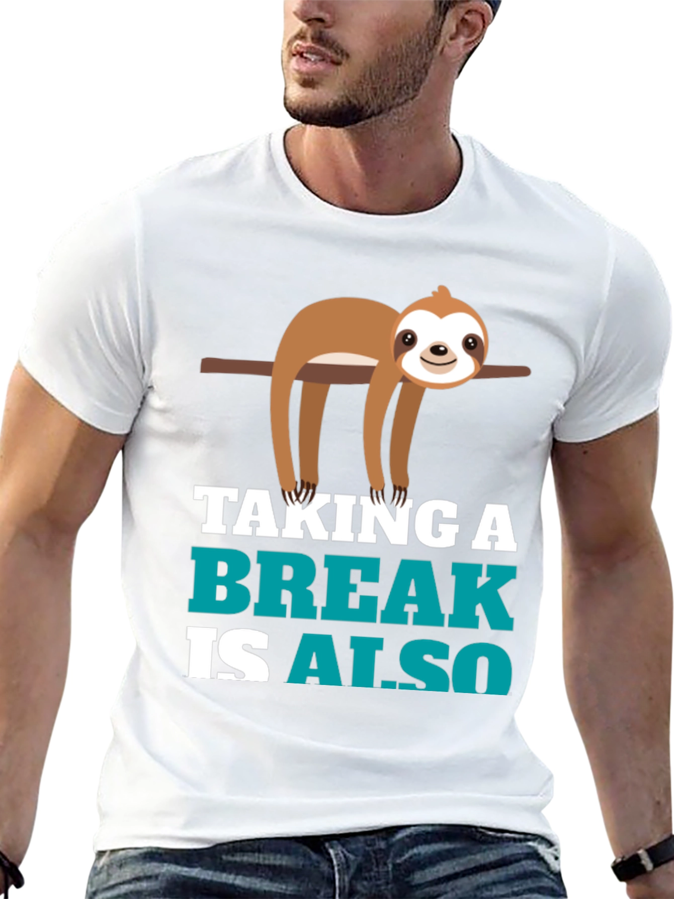 Sloth Taking a Break Graphic Tee