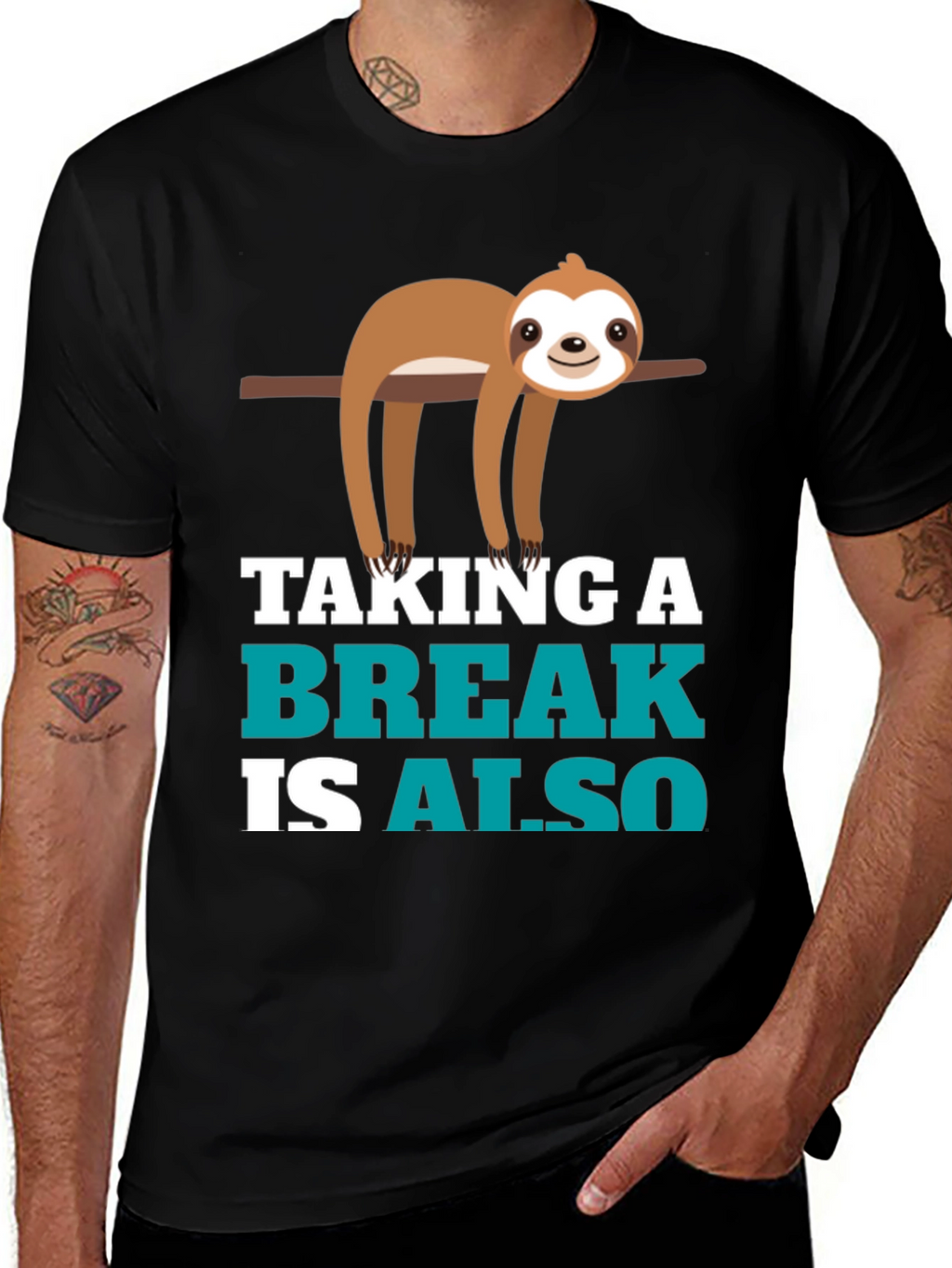 Sloth Taking a Break Graphic Tee