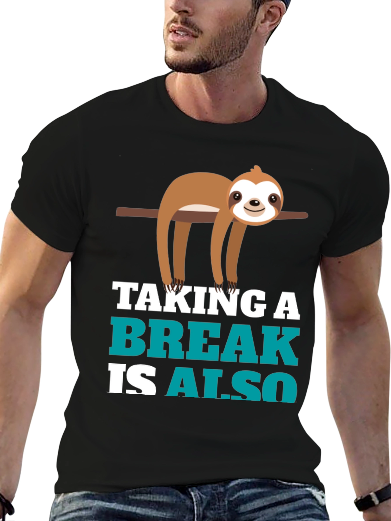 Sloth Taking a Break Graphic Tee