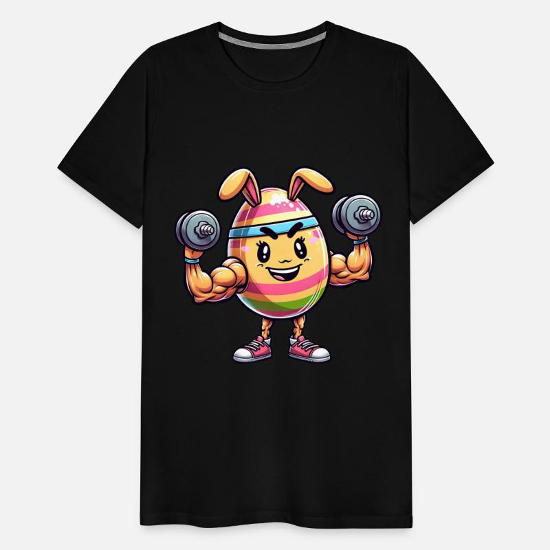 Easter Egg Easter Egg Dumbbell Fitness Body