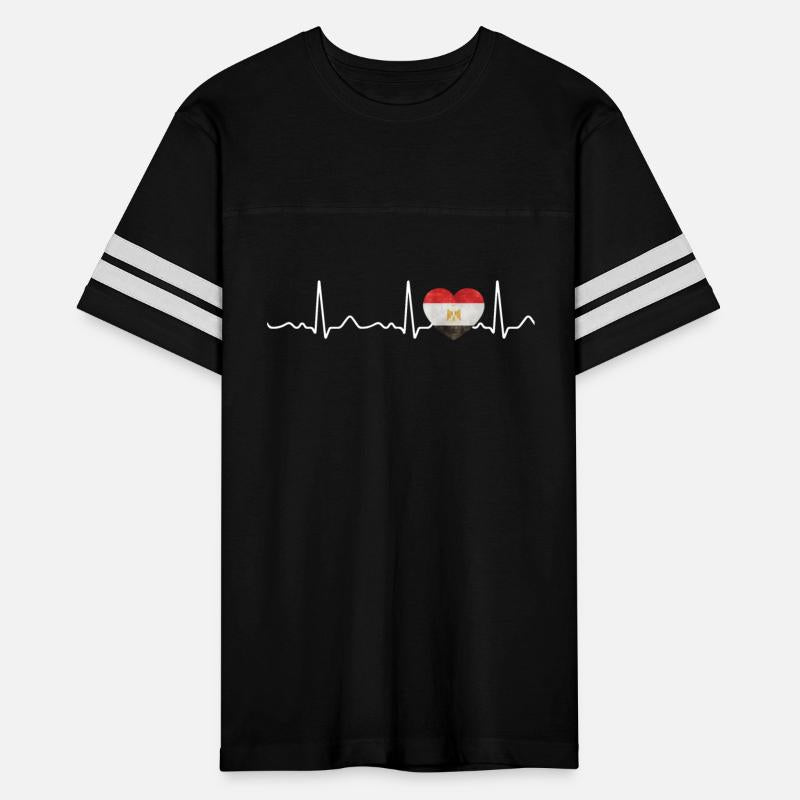Egypt - heartbeat, pulse, heart line, ECG