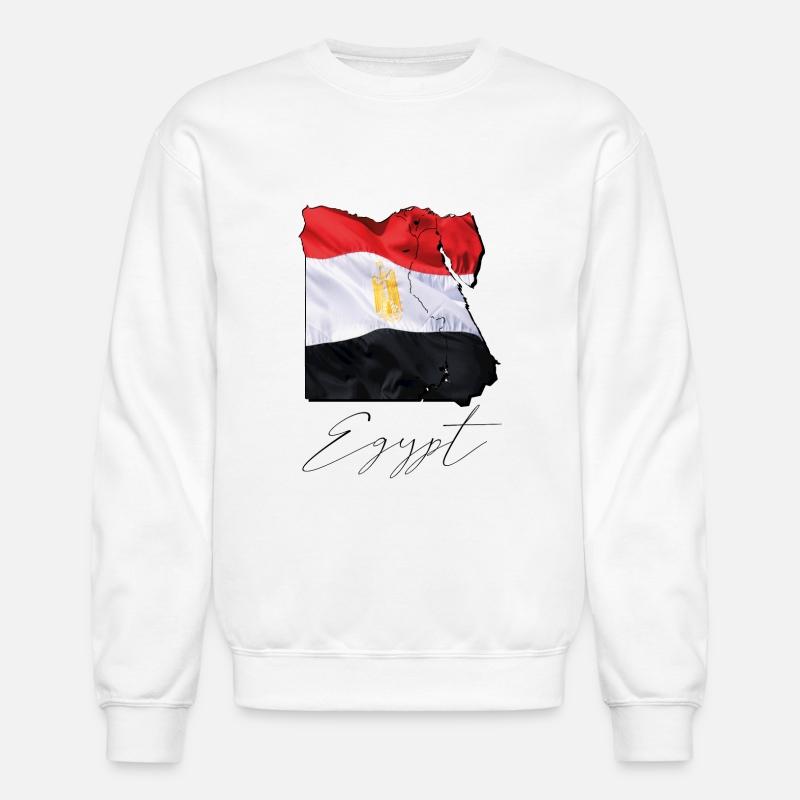 Egypt Flag in Egypt Map EN