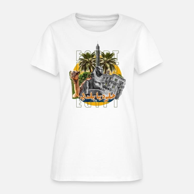 Egypt Heritage T-Shirt with Iconic Landmarks