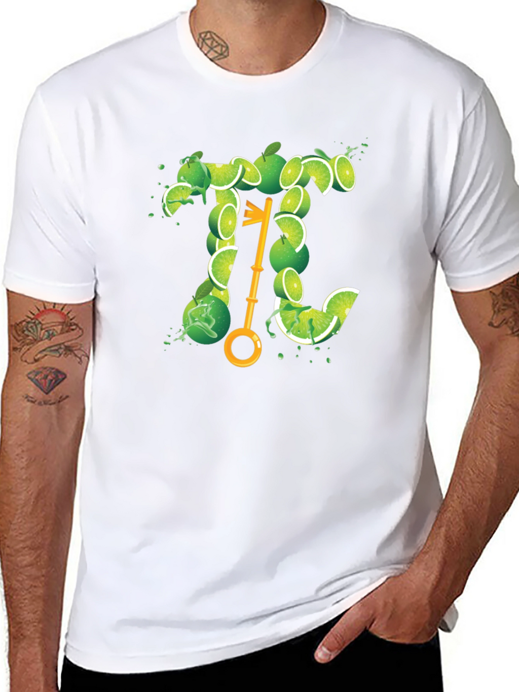 Lime Pi Symbol T-Shirt