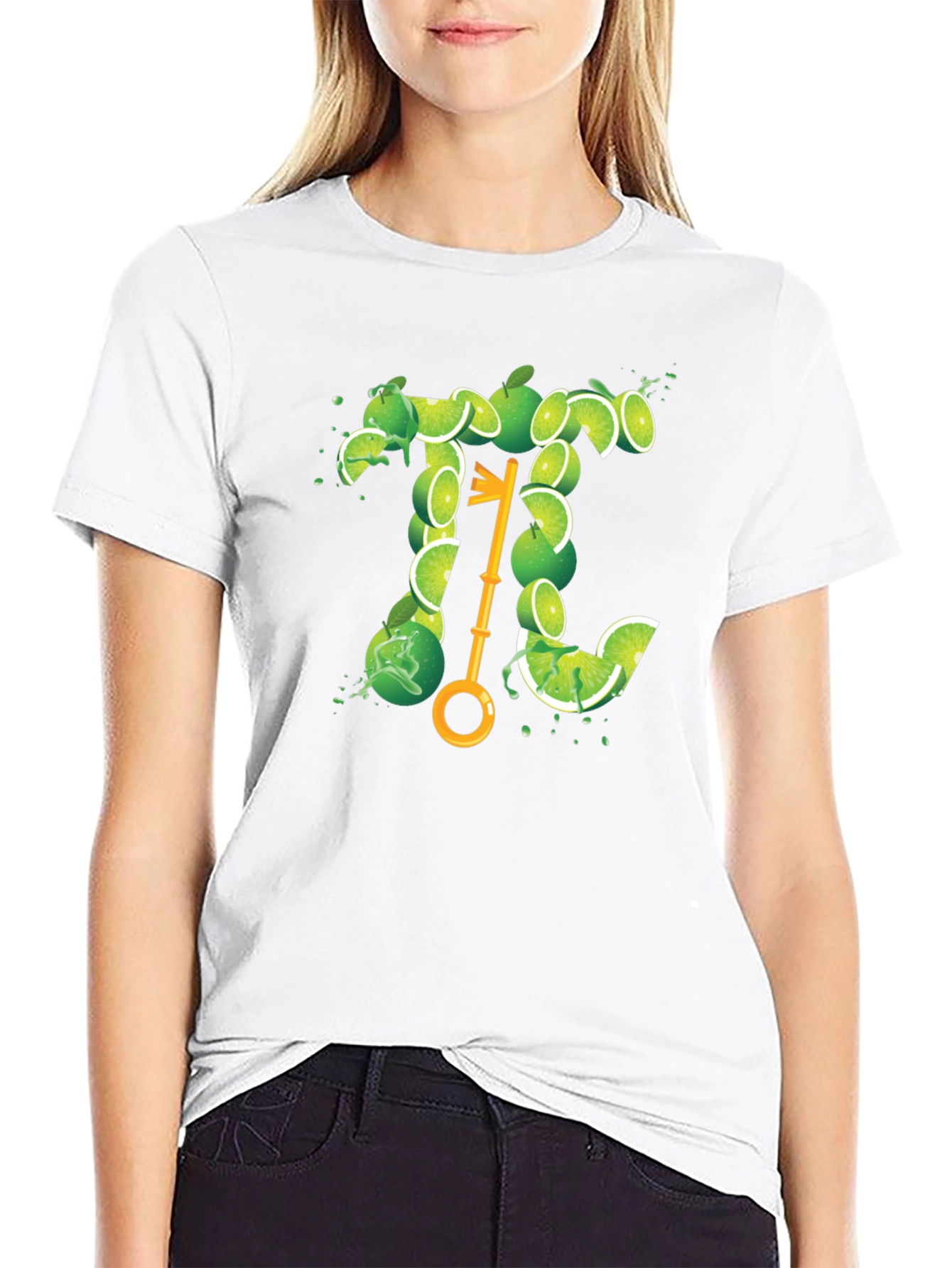 Lime Pi Symbol T-Shirt