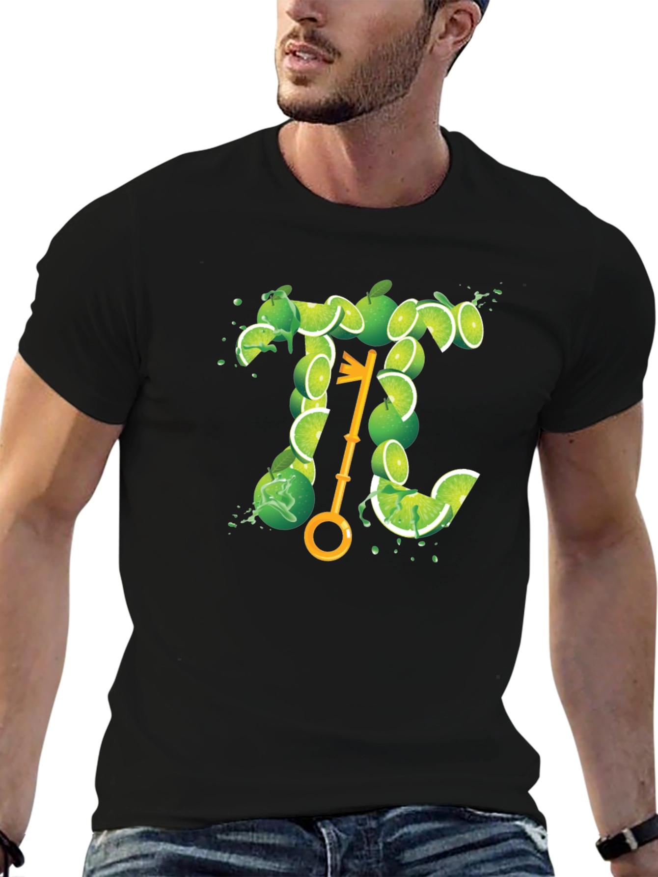 Lime Pi Symbol T-Shirt