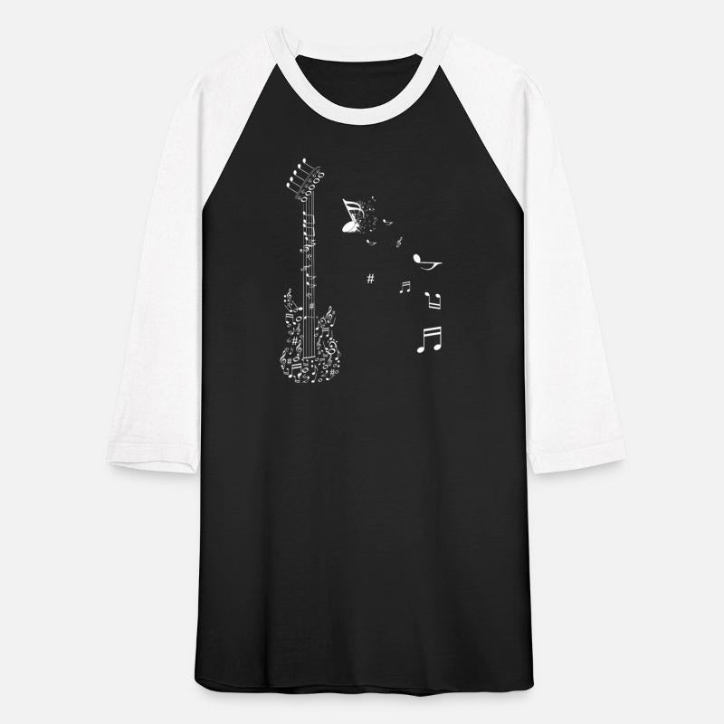 Electric Guitar in Music note for band guitarist