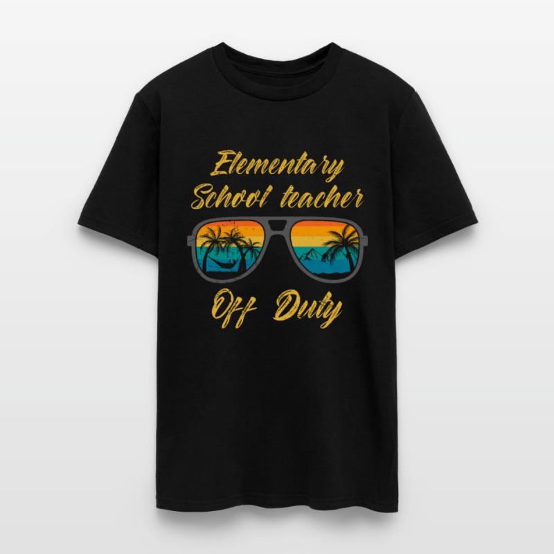Elementary school class teacher off duty teacher