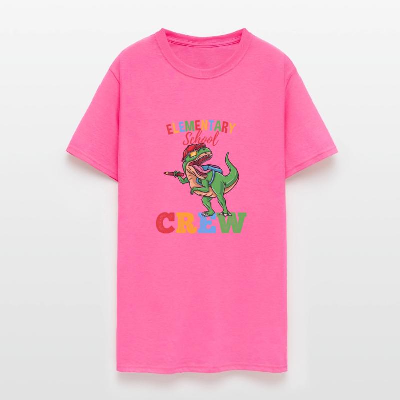 Elementary School Crew T-Rex Dinosaur Boys