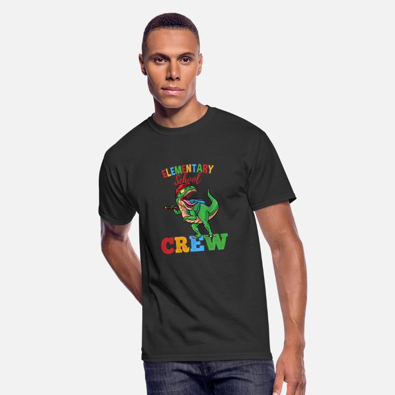 Elementary School Crew T-Rex Dinosaur Boys