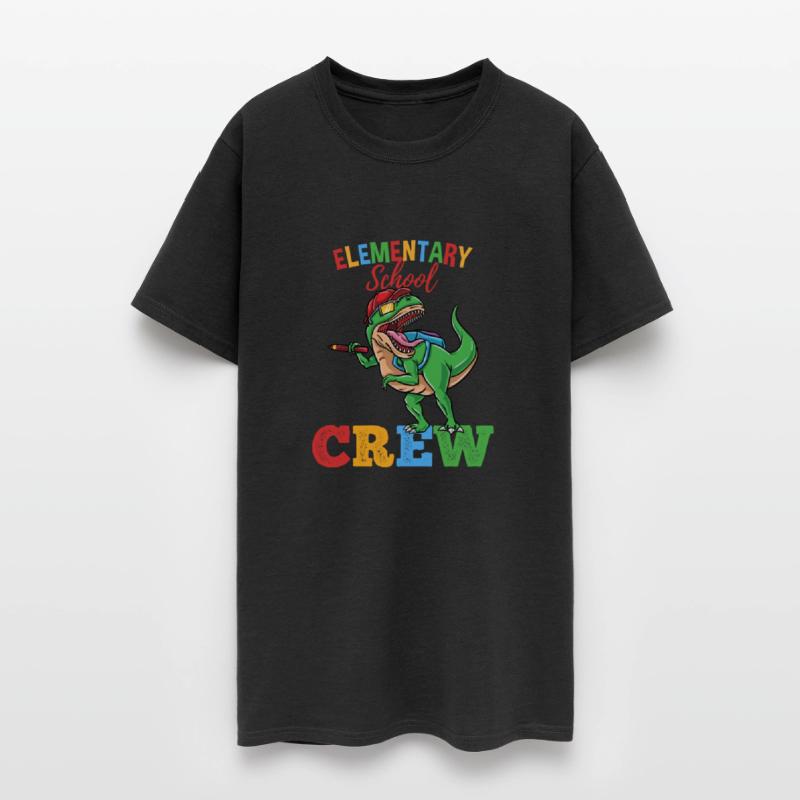 Elementary School Crew T-Rex Dinosaur Boys