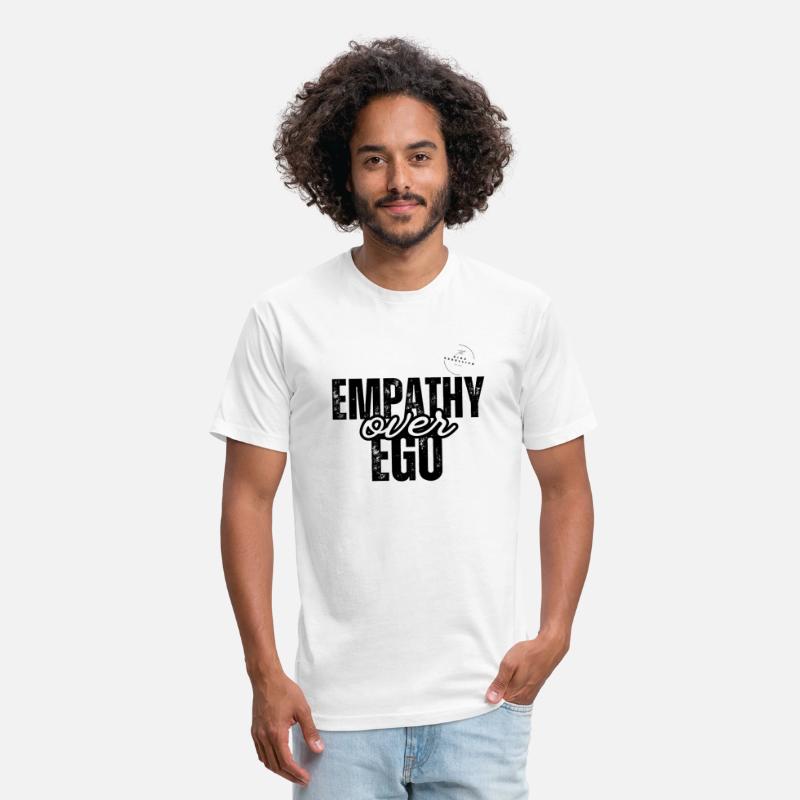 Empathy Over Ego – Minimalist White Script