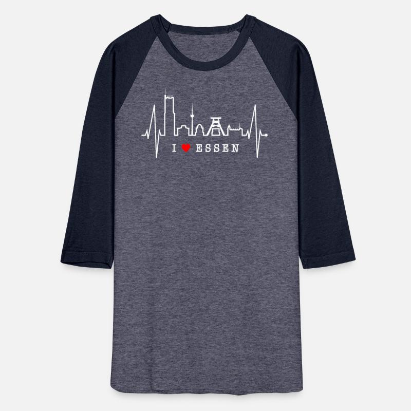 Essen Skyline Heartbeat German Ruhrpott Heart Love