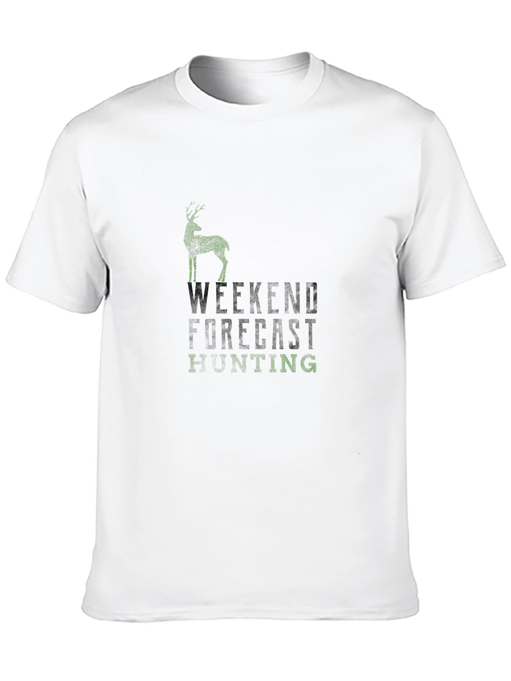 Weekend Forecast Hunting Black T-Shirt