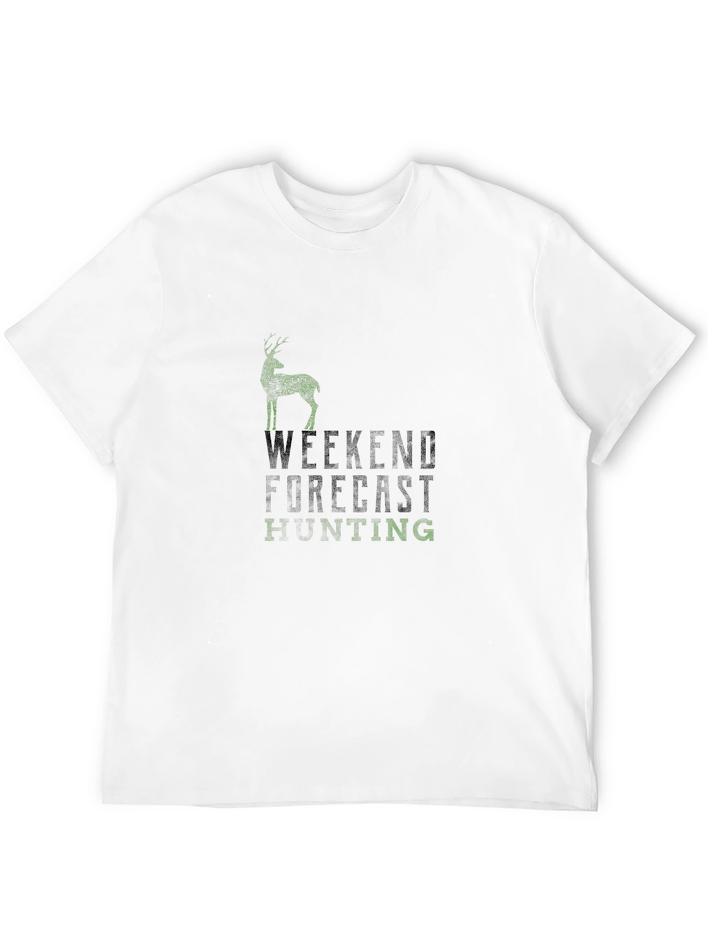 Weekend Forecast Hunting Black T-Shirt