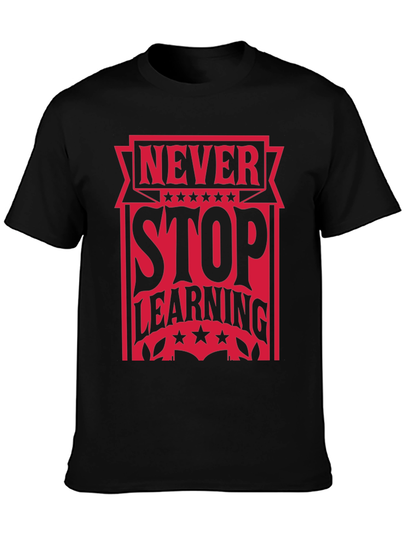 Never Stop Learning Graphic Tee