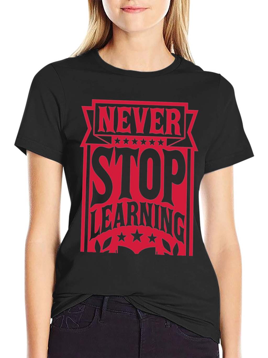 Never Stop Learning Graphic Tee