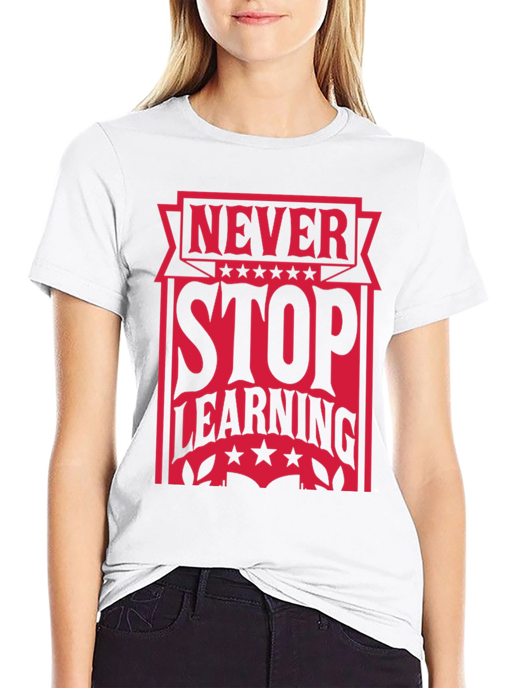 Never Stop Learning Graphic Tee