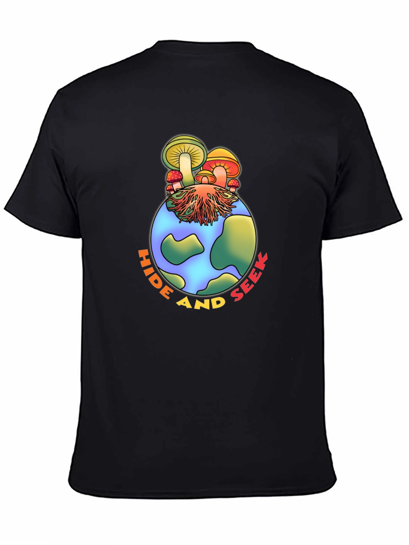 Hide and Seek Mushroom Earth Graphic Tee