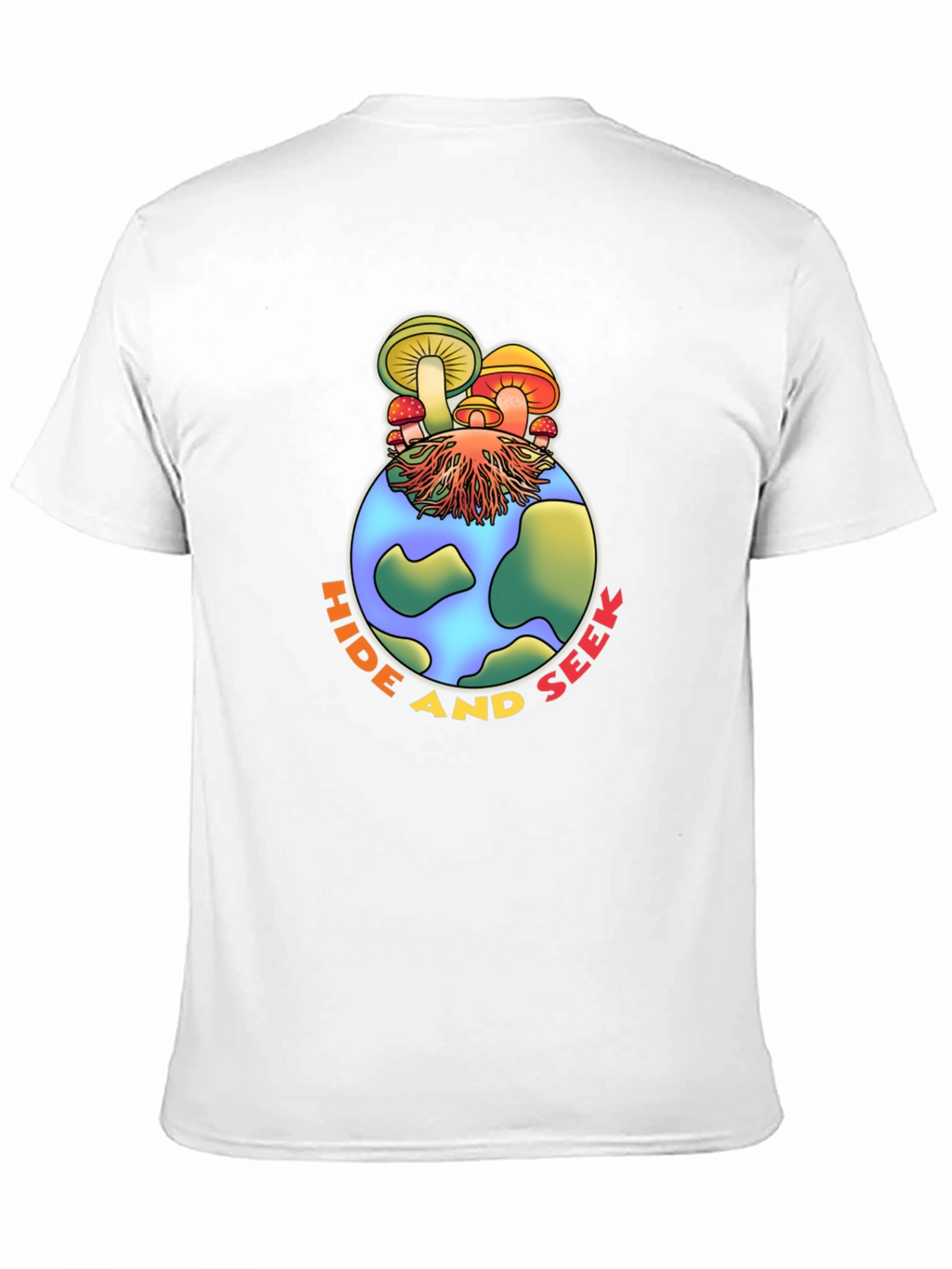 Hide and Seek Mushroom Earth Graphic Tee