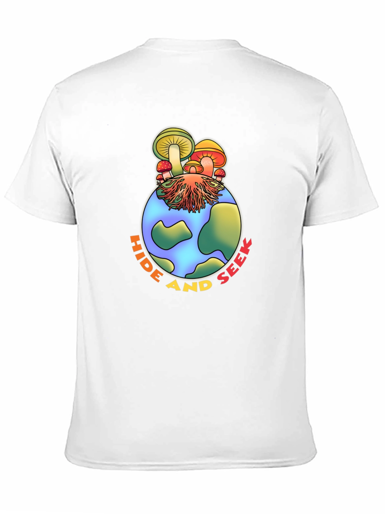 Hide and Seek Mushroom Earth Graphic Tee